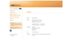 Desktop Screenshot of infosekta.ch